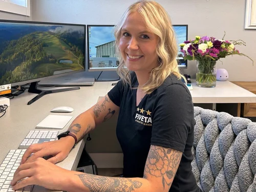 Five Star Disaster Services office staff member